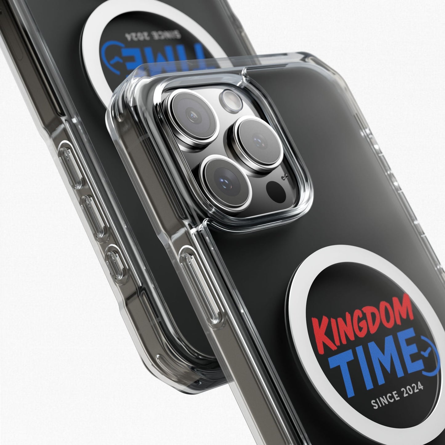 Stylish Magnetic Clear Case for iPhone