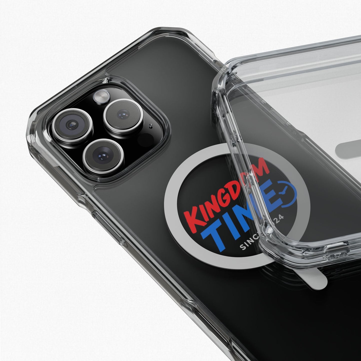 Stylish Magnetic Clear Case for iPhone