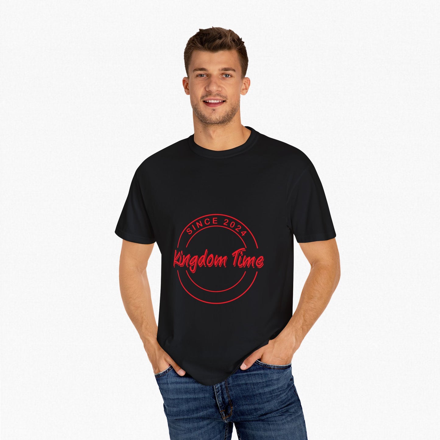 Kingdom Time Unisex Garment-Dyed T-shirt
