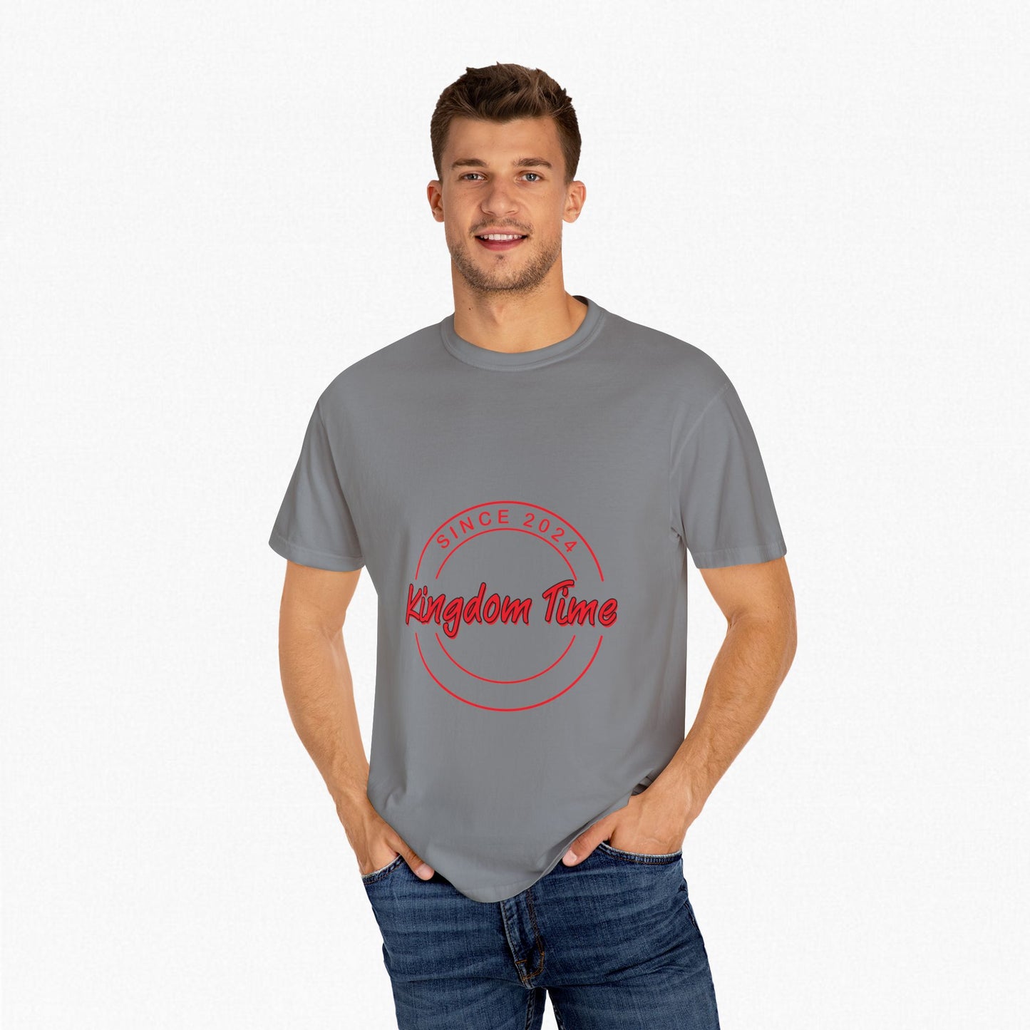 Kingdom Time Unisex Garment-Dyed T-shirt
