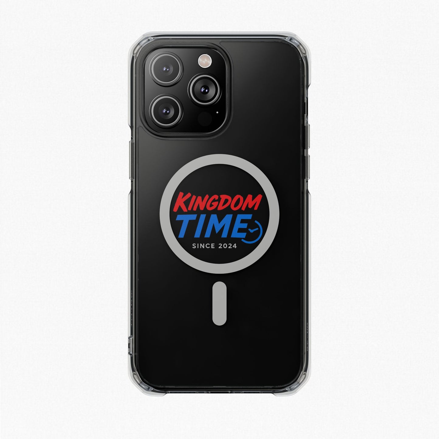 Stylish Magnetic Clear Case for iPhone