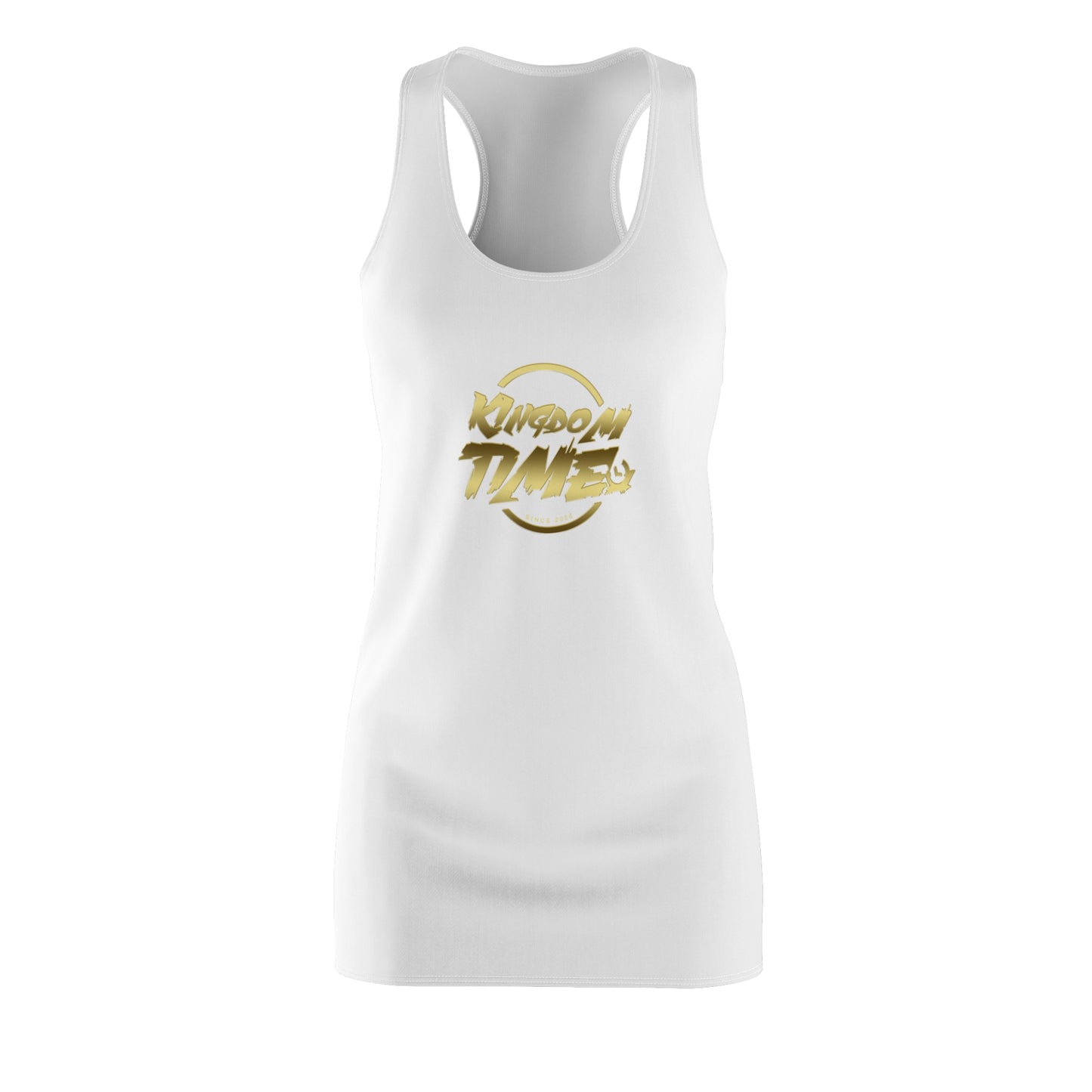 Golden Vibes Women's Racerback Dress