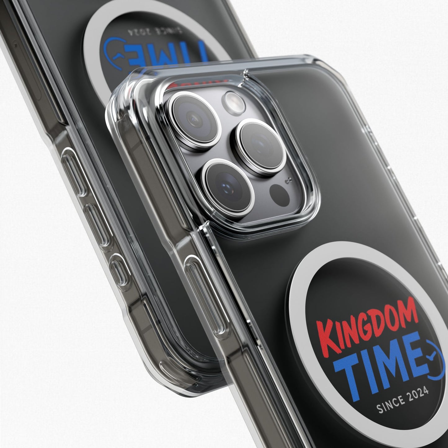 Stylish Magnetic Clear Case for iPhone