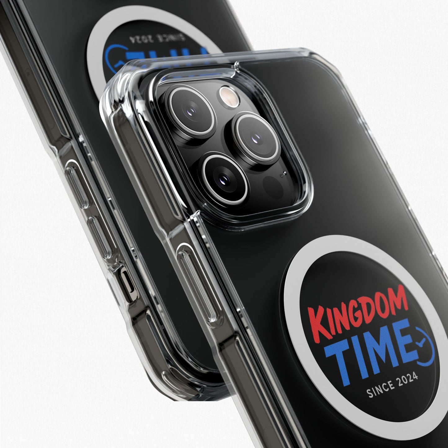 Stylish Magnetic Clear Case for iPhone