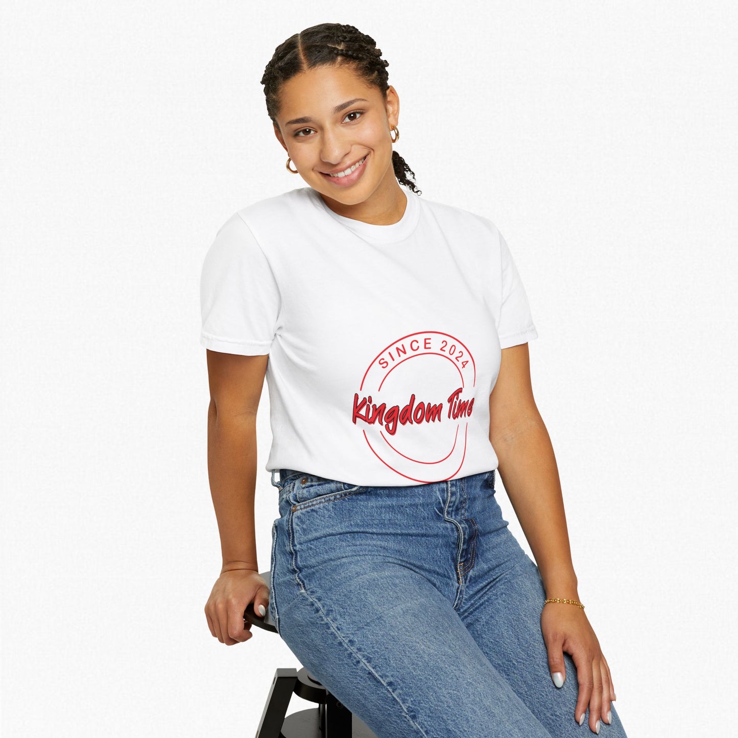 Kingdom Time Unisex Garment-Dyed T-shirt