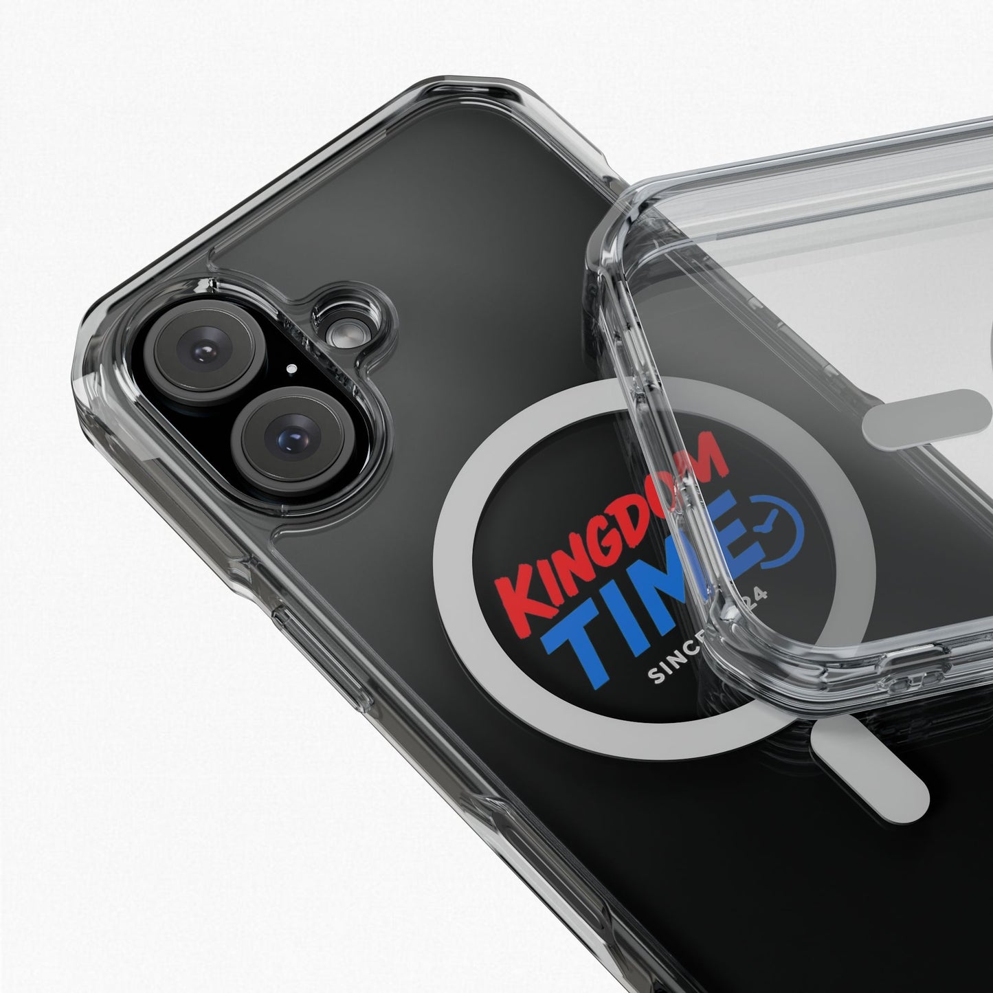 Stylish Magnetic Clear Case for iPhone