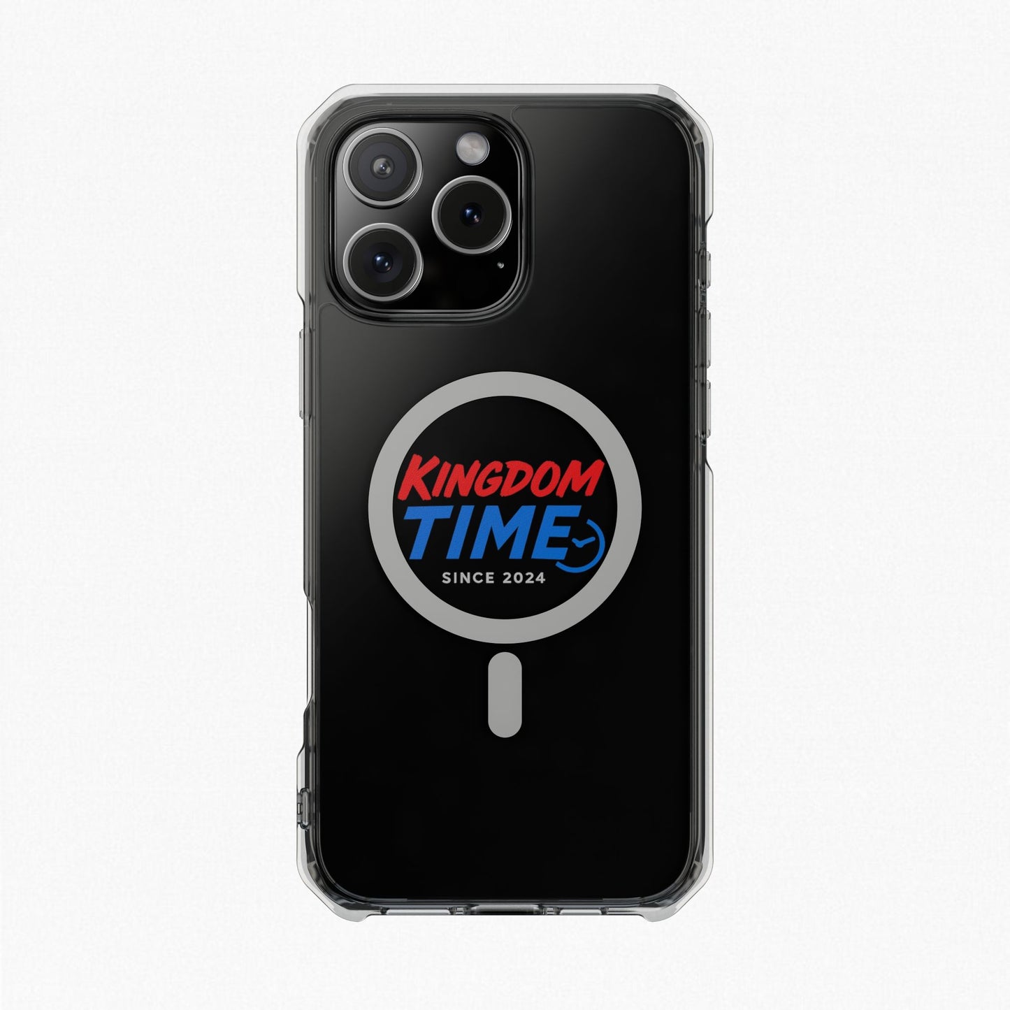 Stylish Magnetic Clear Case for iPhone