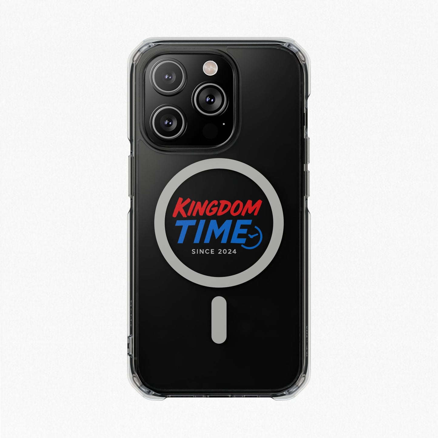 Stylish Magnetic Clear Case for iPhone