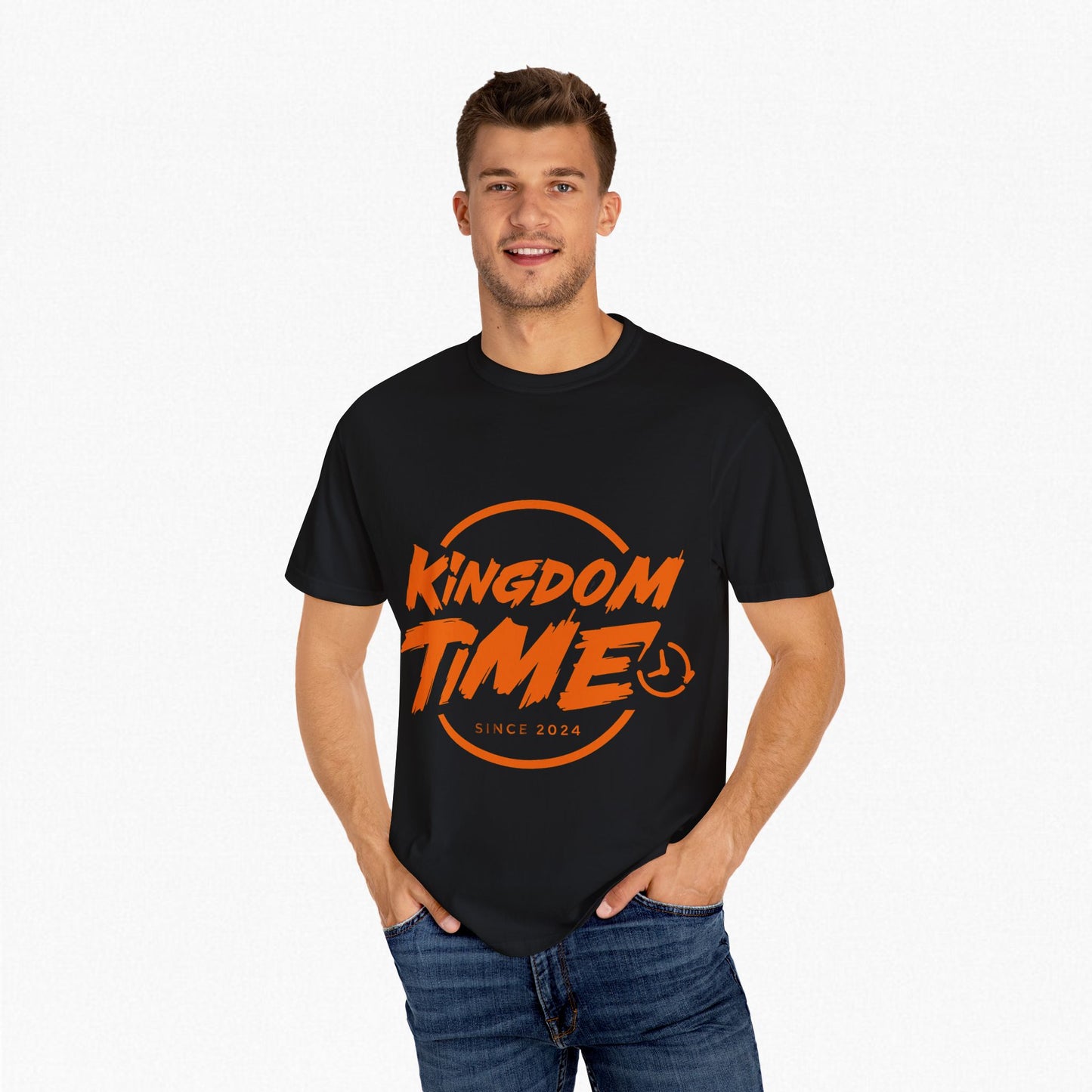 Kingdom Time Unisex Garment-Dyed T-shirt