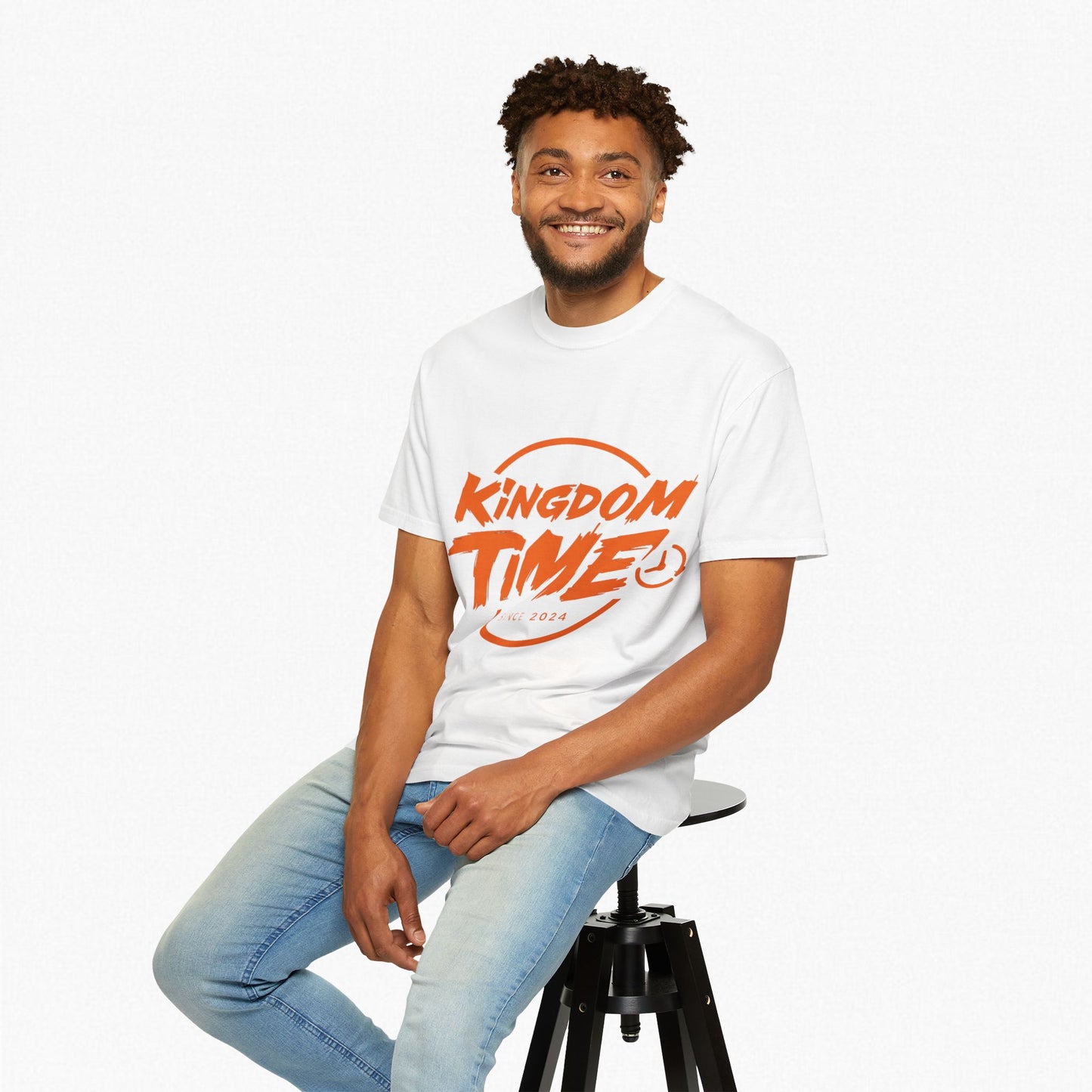 Kingdom Time Unisex Garment-Dyed T-shirt