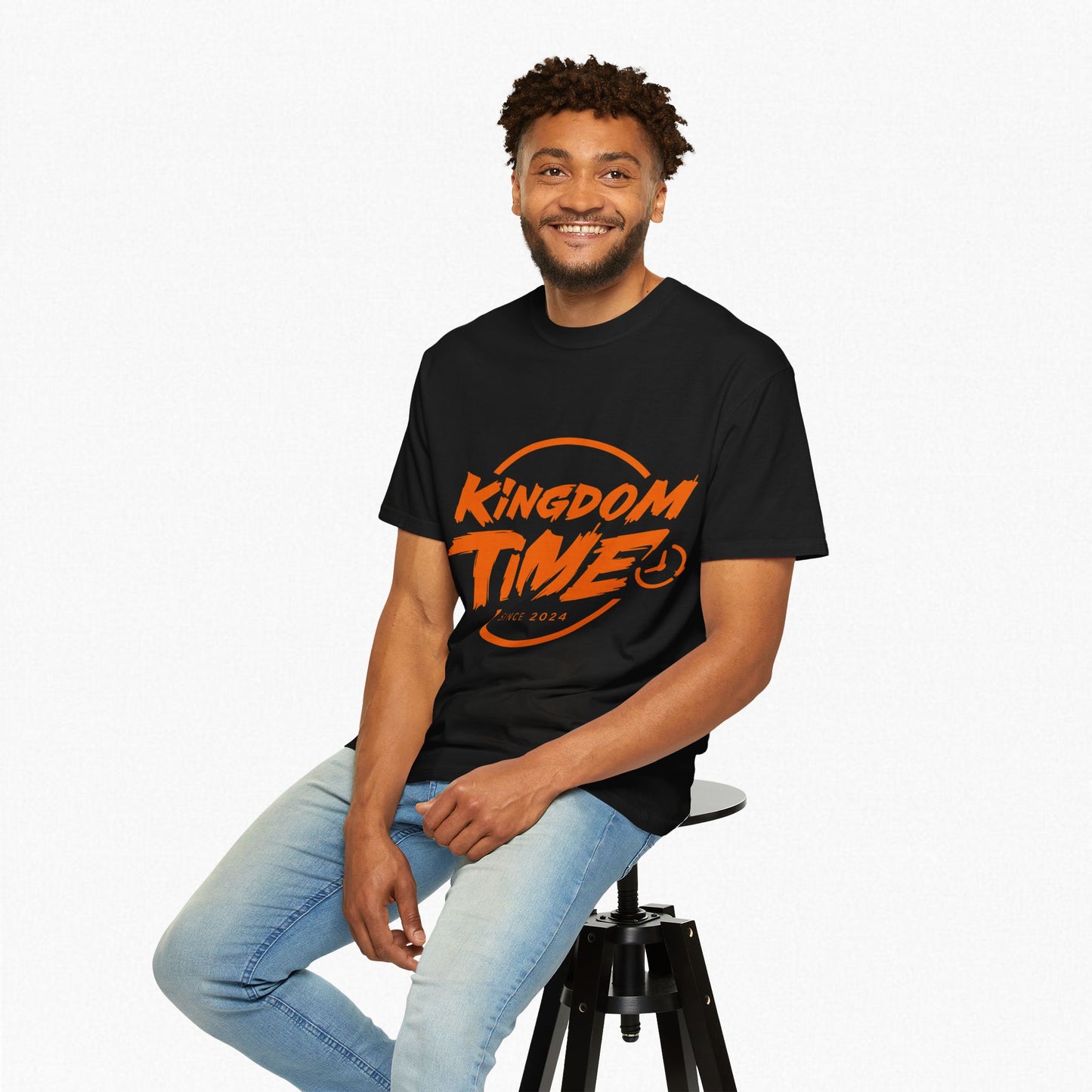 Kingdom Time Unisex Garment-Dyed T-shirt