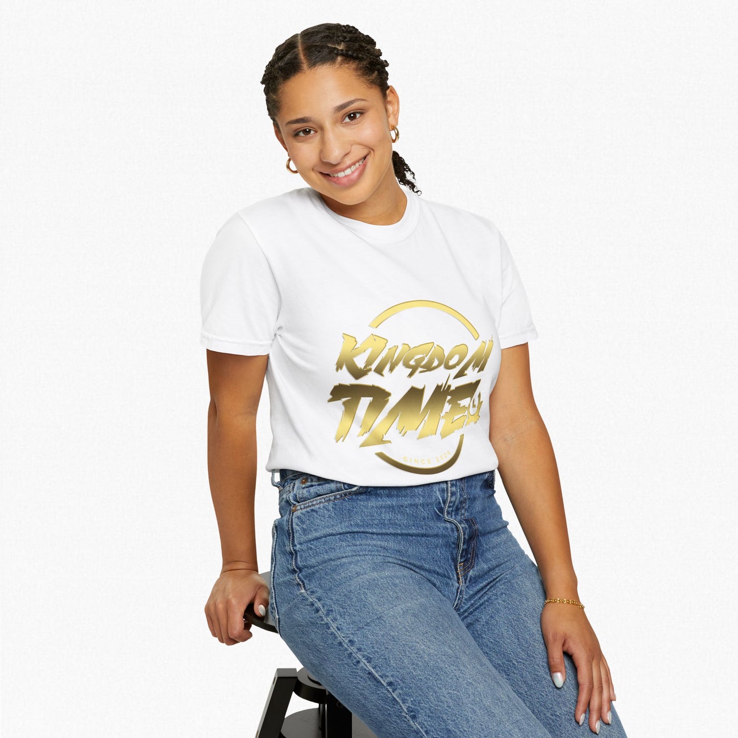 Kingdom Time Unisex Garment-Dyed T-shirt