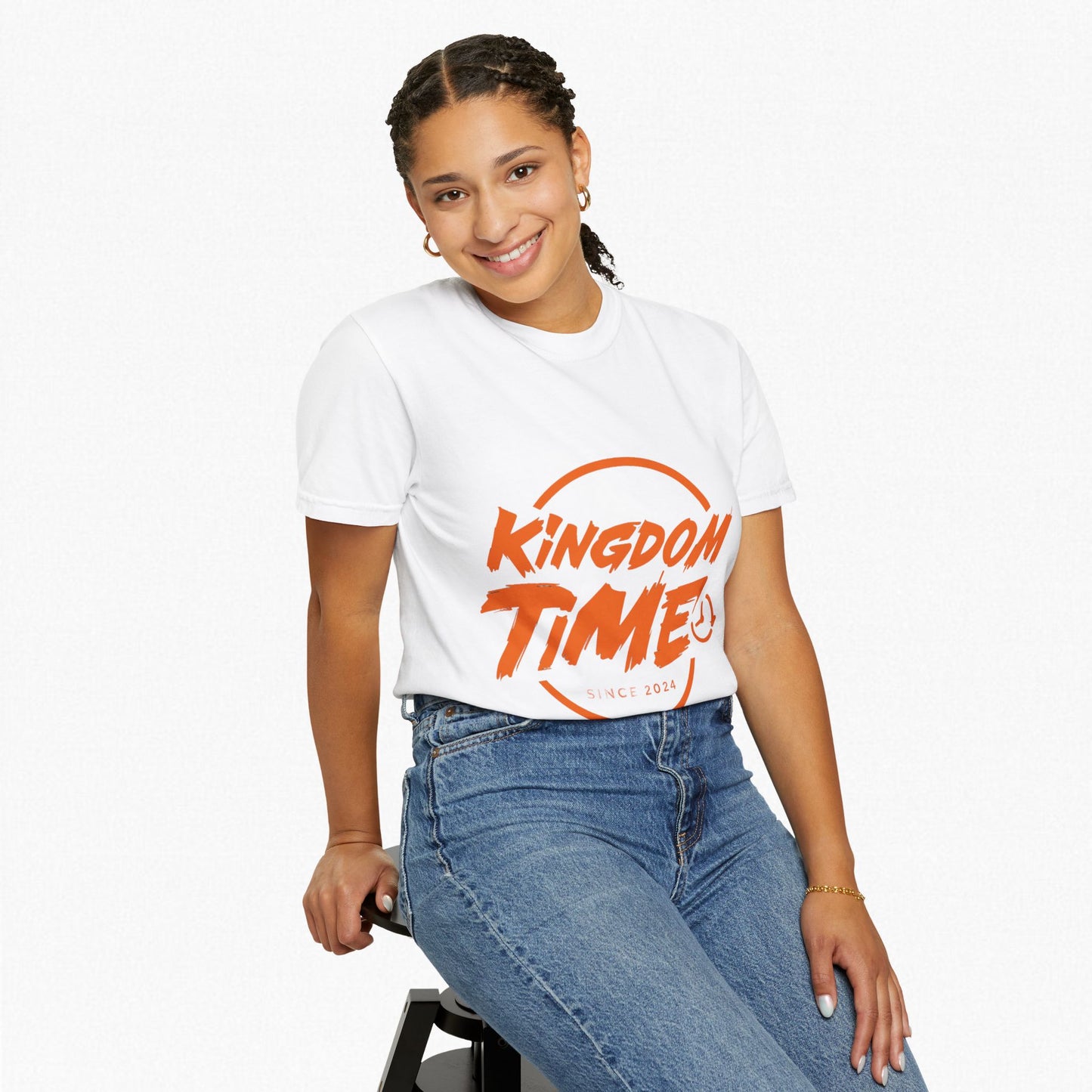 Kingdom Time Unisex Garment-Dyed T-shirt
