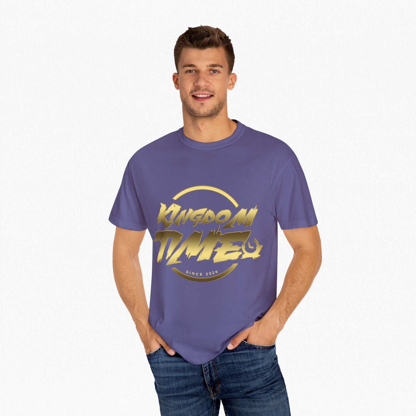 Kingdom Time Unisex Garment-Dyed T-shirt