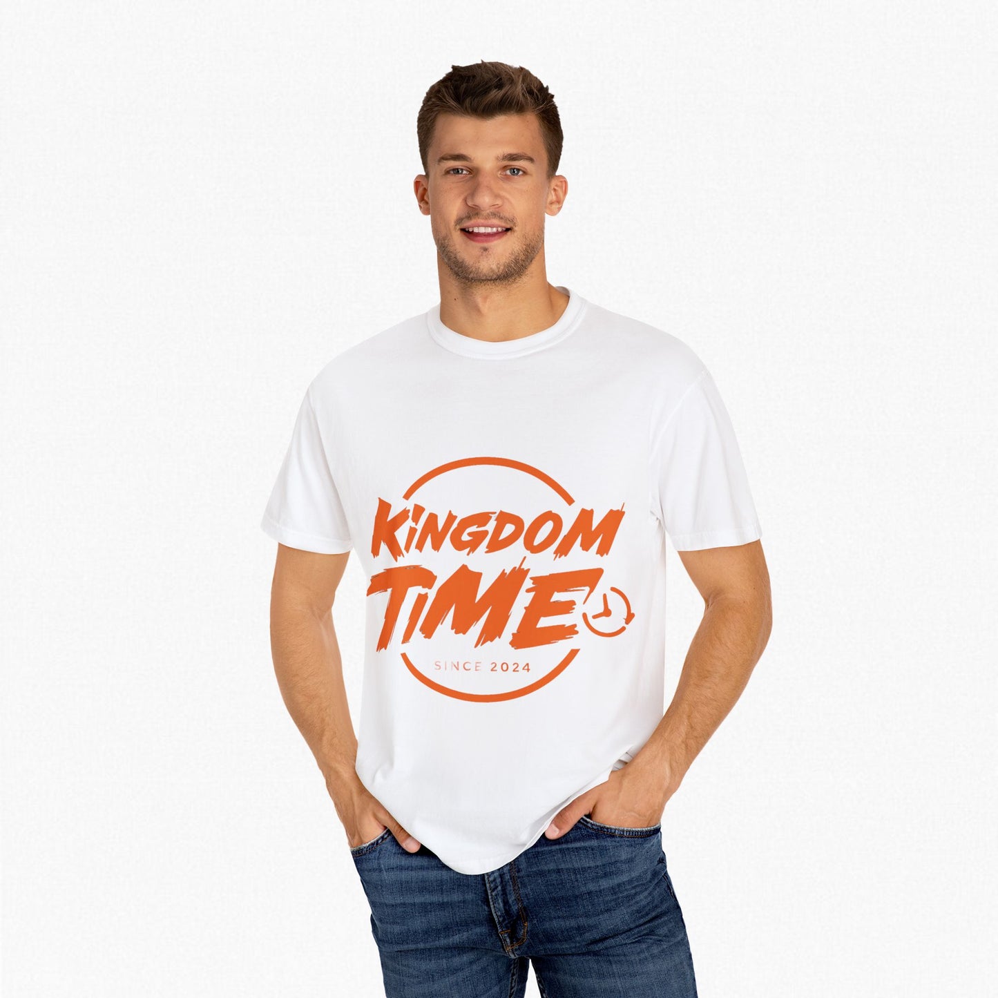 Kingdom Time Unisex Garment-Dyed T-shirt