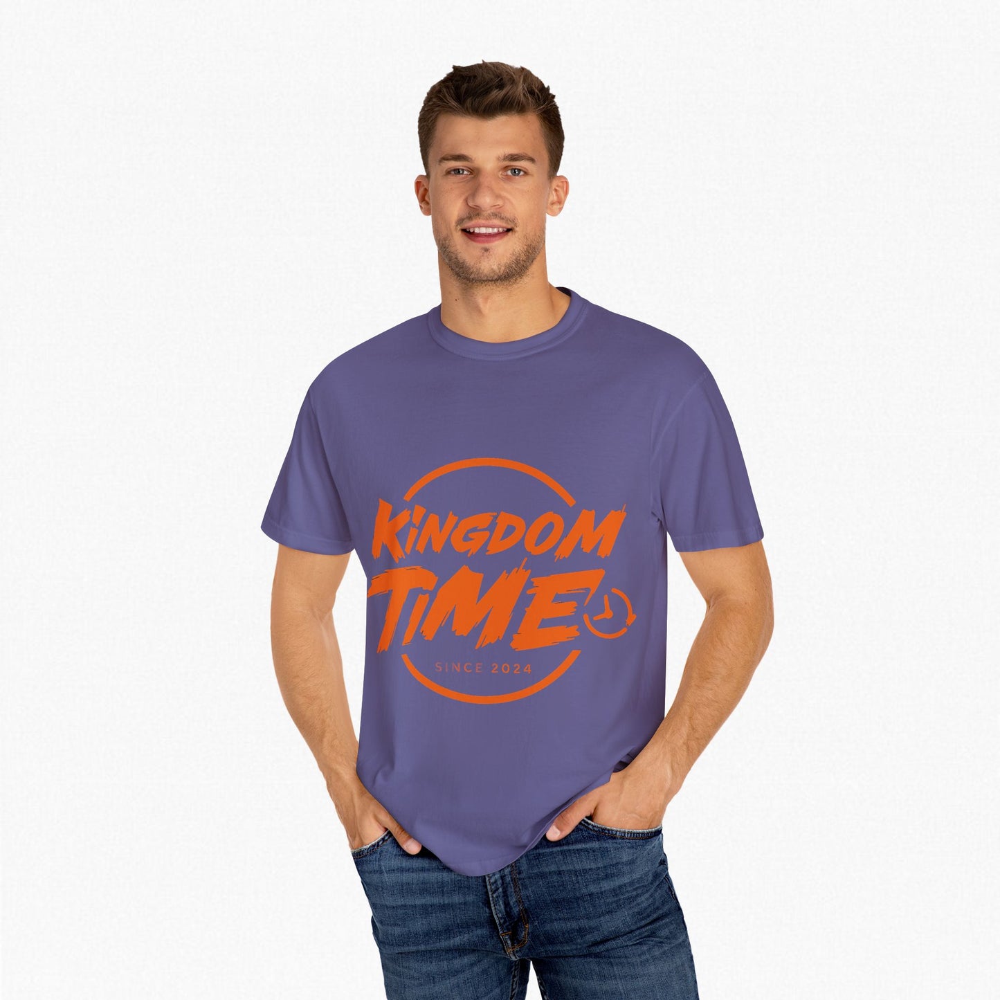 Kingdom Time Unisex Garment-Dyed T-shirt